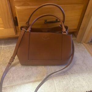 Kate Spade Lena Medium Triple Compartment Satchel, Warm Gingerbread